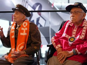 Supporting image for story: Veterans gather to mark Battle of the Bulge when last Nazi offensive was halted