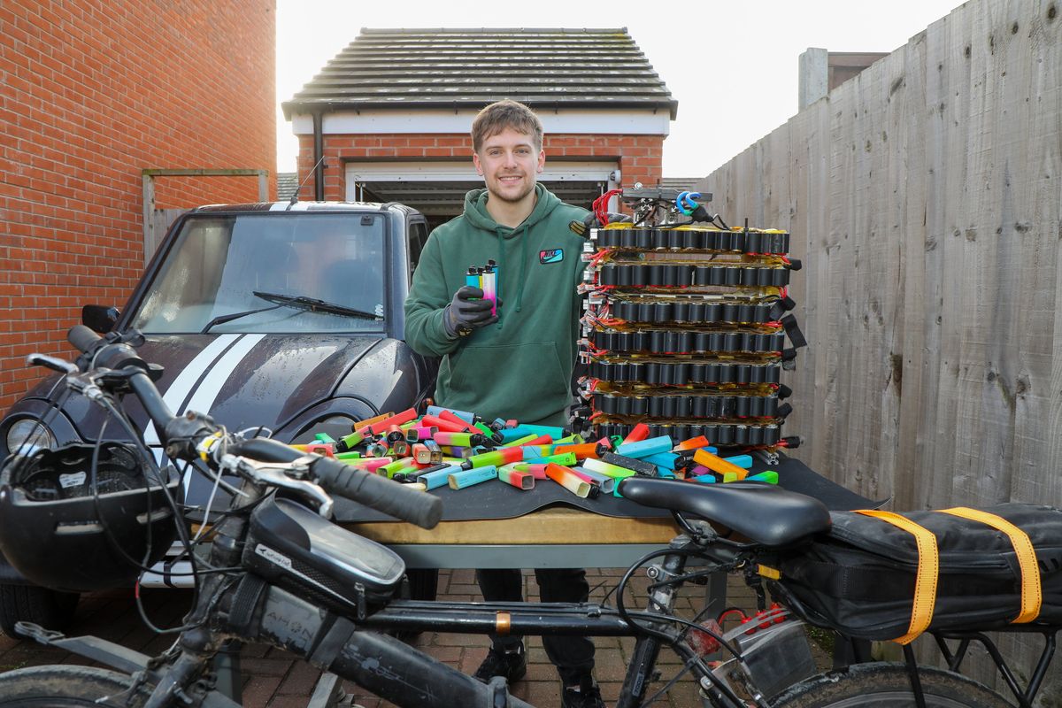 I powered my entire West Midlands home using 500 discarded vapes. Theyre not as disposable as we think