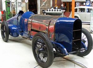 Sir Malcolm Campbell’s Sunbeam Blue Bird car