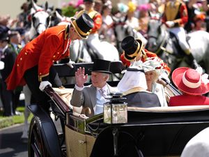 Supporting image for story: King and Queen recall ‘thrill’ of Royal Ascot winner as they arrive at meet