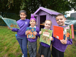 Supporting image for story: Community library opens for children to inspire a passion for reading at Oldbury school