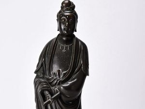 Supporting image for story: Rare bronze figure of Chinese goddess expected to star at Shrewsbury auction