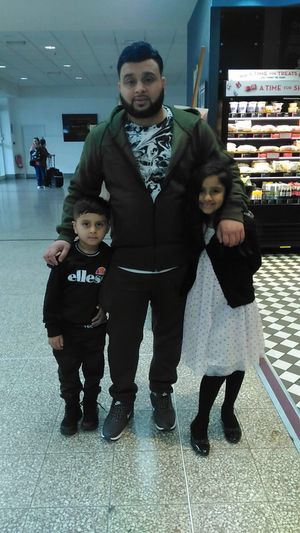 Ihsan with his family