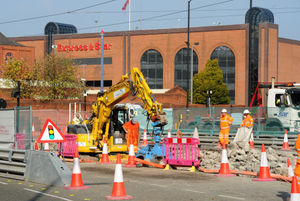 Midland Metro work