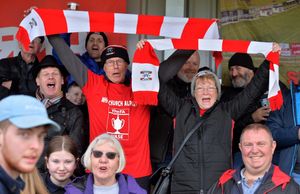 Around 1,300 fans turned out to watch Whitchurch Alport against Newport Pagnell