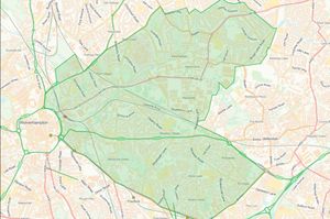 A map of where the Section 60 powers were in place. Photo: West Midlands Police