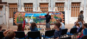 One of the funded activates that took place at Shrewsbury Flax Mil over the summer