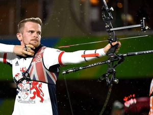 Supporting image for story: Olympic archer Patrick Houston at Oswestry's British Ironwork Centre  