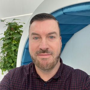 Jeff at Slimming World Head Office, finding out the latest information to help his members