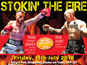 Supporting image for story: Ryan Stewart Davies to face Rob Hunt for title