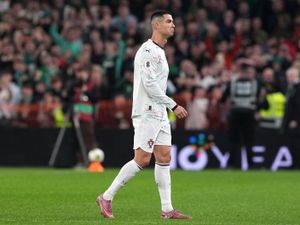 Supporting image for story: Cristiano Ronaldo sent off as Troy Parrott’s brace earns Ireland famous victory