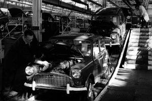 The Mini production line at Longbridge