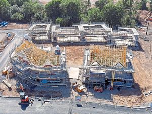 Supporting image for story: First homes taking shape at old Shropshire sugar beet factory
