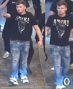 Police want to speak to this man after an assault on Broad Street, Birmingham. Photo: West Midlands Police