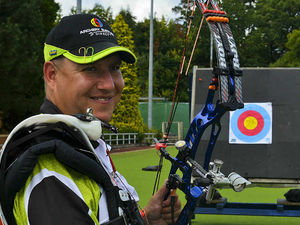 Supporting image for story: Watch: Gold medal success for Shropshire para-archer John