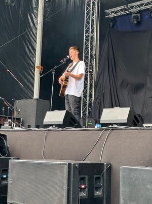 Reece Wiltshire on stage