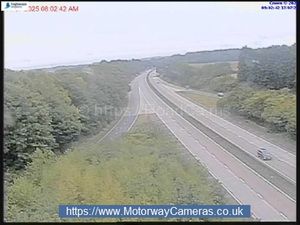 The M54 near Junction 3 this morning (Thursday, July 17)