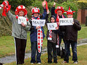 Supporting image for story: Fans proud of Harriers