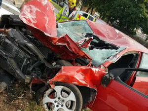 Supporting image for story: Driver flees after Smethwick building site crash