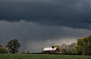 A stormy scene over Ellesmere