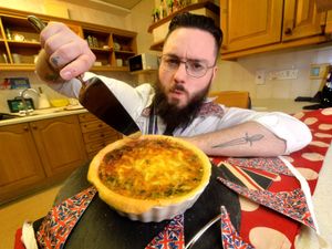 Supporting image for story: We made the Coronation Quiche - a tasty dish but beware of recipe mis-measurements
