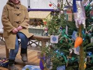 Supporting image for story: First ever Christmas tree festival held at Powys church