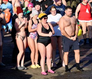 There were a mixture of costumes worn, including swim suits and bikinis