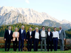 Supporting image for story: G7 leaders to commit to Ukraine, with US pledging advanced missile system