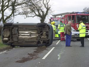 One of several accidents on the road
