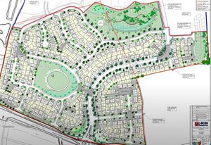 The approved layout of the adjoining site near Mile End roundabout in Oswestry. Picture: Shropshire Council