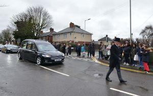 Wolverhampton and the funeral of Pat the beloved Lollipop lady has taken place.
