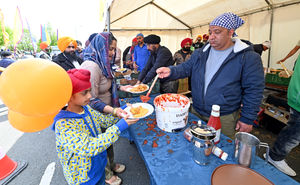 Vaisakhi celebrations in High Street, Smethwick 