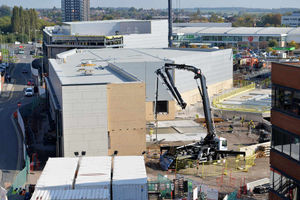 Work continues on the Riverside development, Stafford