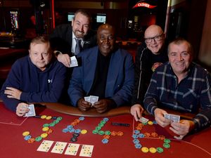 Supporting image for story: Poker pals flushed with success as £3,600 raised for Bridgnorth's 'Mad' Marty