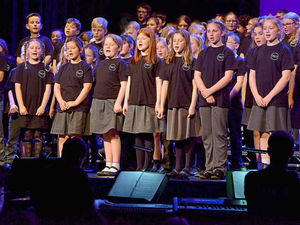 Supporting image for story: Shropshire pupils brought together for Telford's Big Sing - with video
