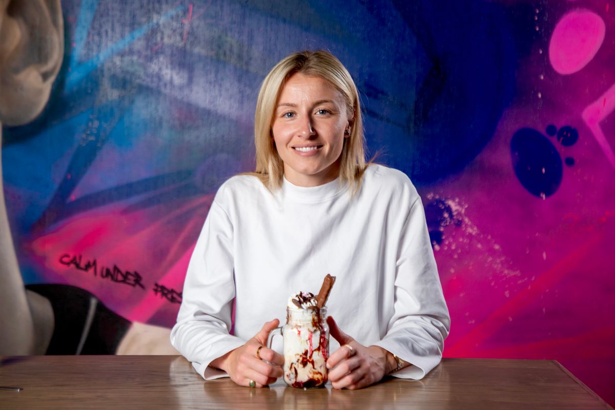 England Captain Leah Williamson launches limited edition ice cream sundae at Toca Social in Bullring