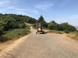 Supporting image for story: Elderly walker airlifted from The Wrekin after fall injury

 