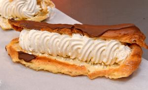The eclairs are huge and very indulgent