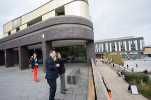 The Princess Royal during her visit to Telford