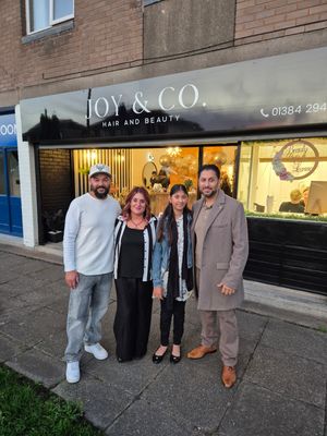 L to R Mr and Mrs Joy Shepherd, Alina Naz Saleem, Shaz Saleem