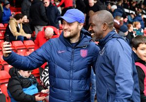 Chris Powell left Walsall after just two weeks to become Jack Wilshere's assistant at Luton Town on Monday.