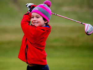 Supporting image for story: Shropshire's Jack, five, teeing off for golf day to raise cash for US tournament