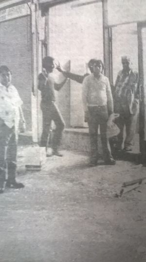 Shopkeepers survey the damage in Handsworth