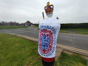 The postbox topper in The Humbers, Telford