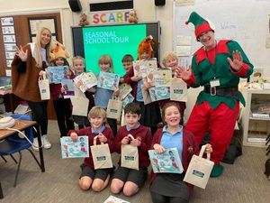 Supporting image for story: Water company visit ‘tree-mendous’ pupils for their special Christmas tour