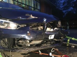 Supporting image for story: Driver crashes head-on into police car in Dudley
