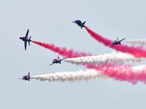 Supporting image for story: When and where to see Red Arrows over Shropshire this weekend as they take part in display