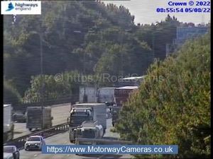 Supporting image for story: M6 delays for Commonwealth Games visitors after two lorries crash on busy stretch near Birmingham