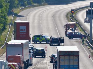 Supporting image for story: Major delays due to separate crashes on M5/M6 link road and M54 in Telford