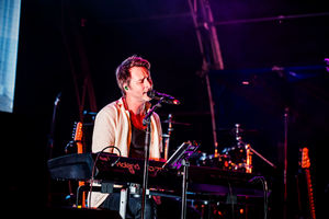 Chesney Hawkes on stage on Saturday